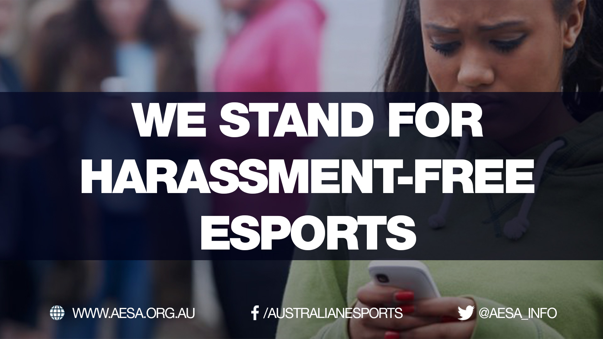 We stand for harassment-free esports
