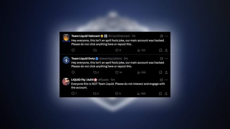 Crypto Scammers Pick Unfortunate Day to Hack Team Liquid, Leading Many to Dismiss It as a Joke