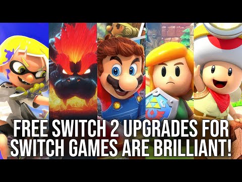 Nintendo's Free Switch 2 Updates for Popular Switch 1 Games Are Essentially Remasters